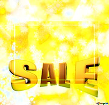 FX №198072  Sales promotion 3d Gold letters sale background Template