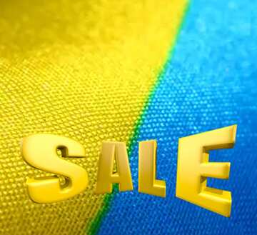 FX №198300  Sales promotion 3d Gold letters sale background Ukraine