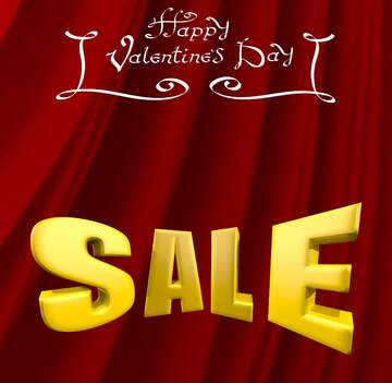 FX №198619  Sheets of paper Happy Valentines Day background Sale offer discount template Sales promotion 3d...