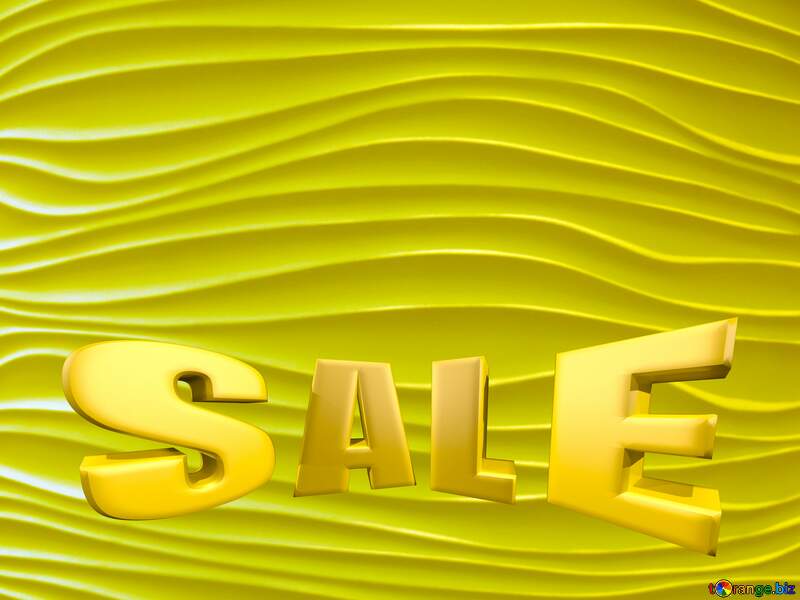 Texture pattern of curves Sales promotion 3d Gold letters sale background №16247