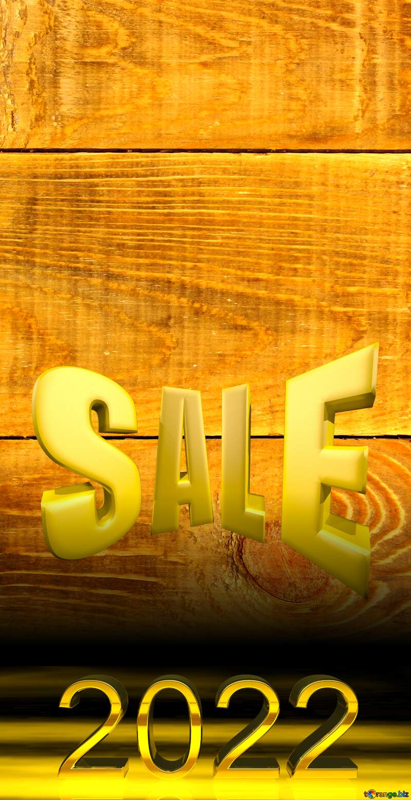 Wood texture Sales promotion 3d Gold letters sale background 2020 №37899