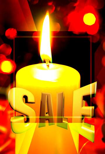 FX №199054 Card with Christmas and New Year Sales promotion 3d Gold letters sale background Template