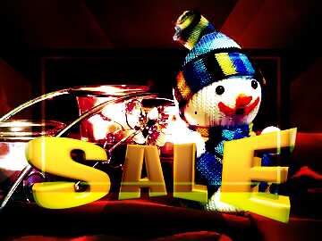 FX №199009 Merry Christmas Sales promotion 3d Gold letters sale background Template