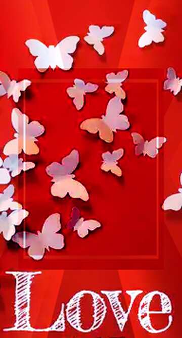 FX №199407 Love butterfly.