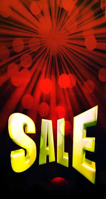 FX №199513  Sunset banner dark Background Sale offer discount template Sales promotion 3d Gold letters