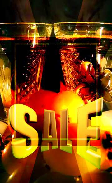 FX №199041 Romance Sales promotion 3d Gold letters sale background Template