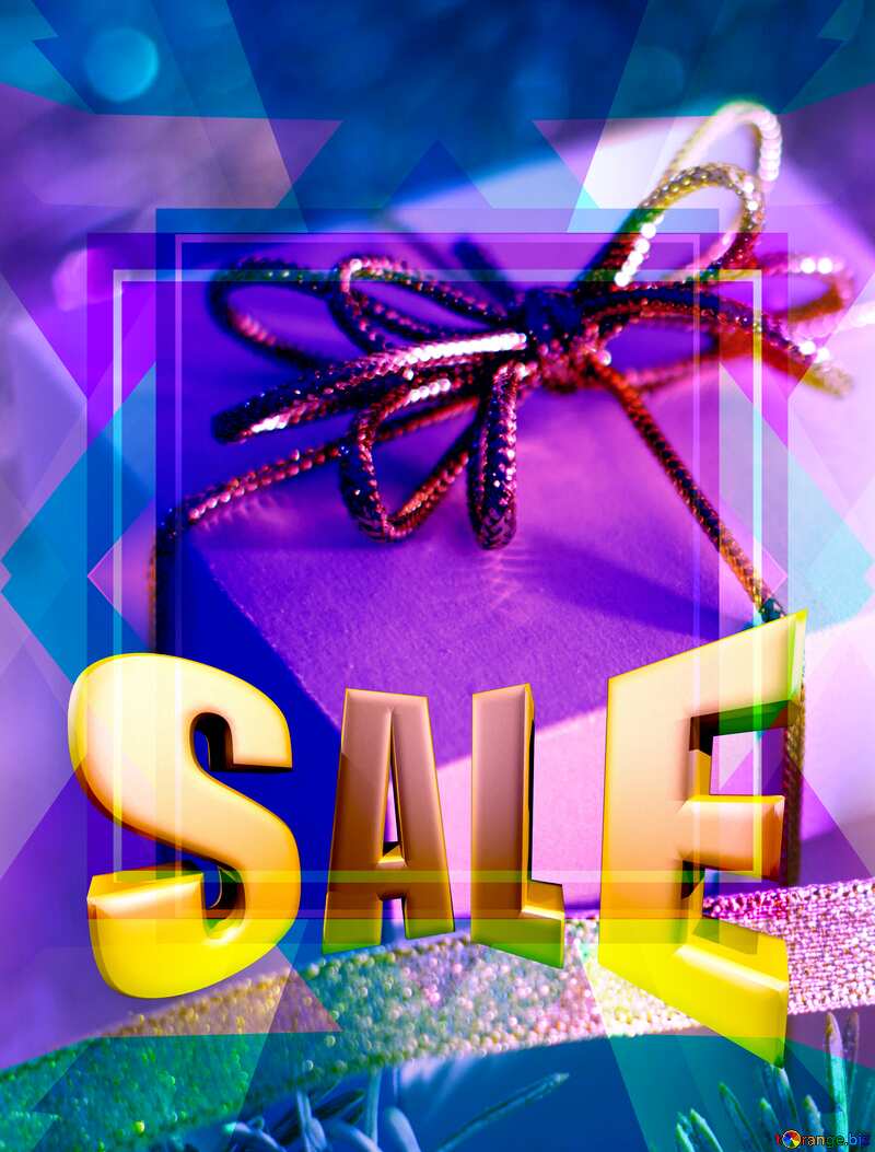 Christmas gifts sale promotion selling frame poster template №15365