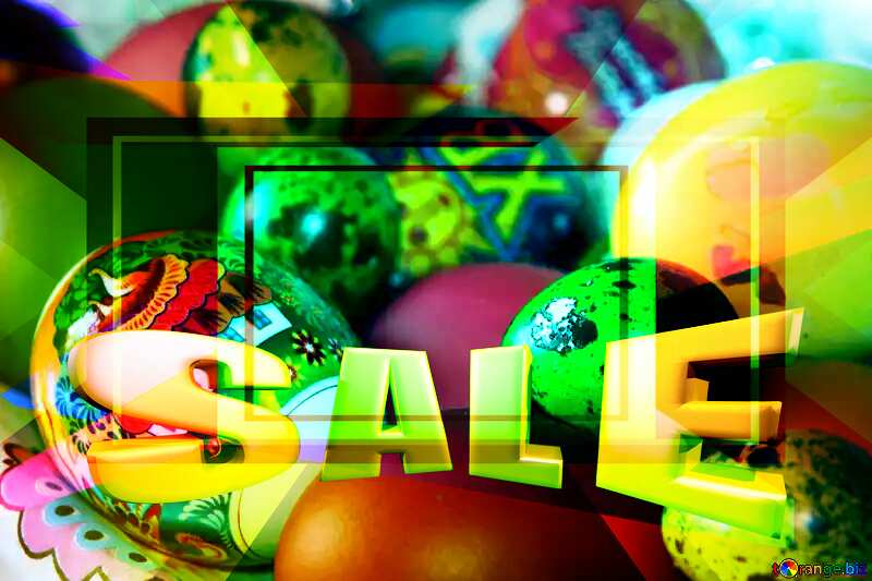 kostenloses-bild-herunterladen-easter-eggs-sales-promotion-3d-gold-letters-sale-background-frame