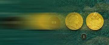 FX №2654 Austrian gold ducat blur left side