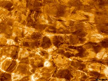 FX №2257 Yellow color. Texture. The bottom of the fountain.