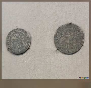 FX №2588 With place for text. Ancient coins Europe.