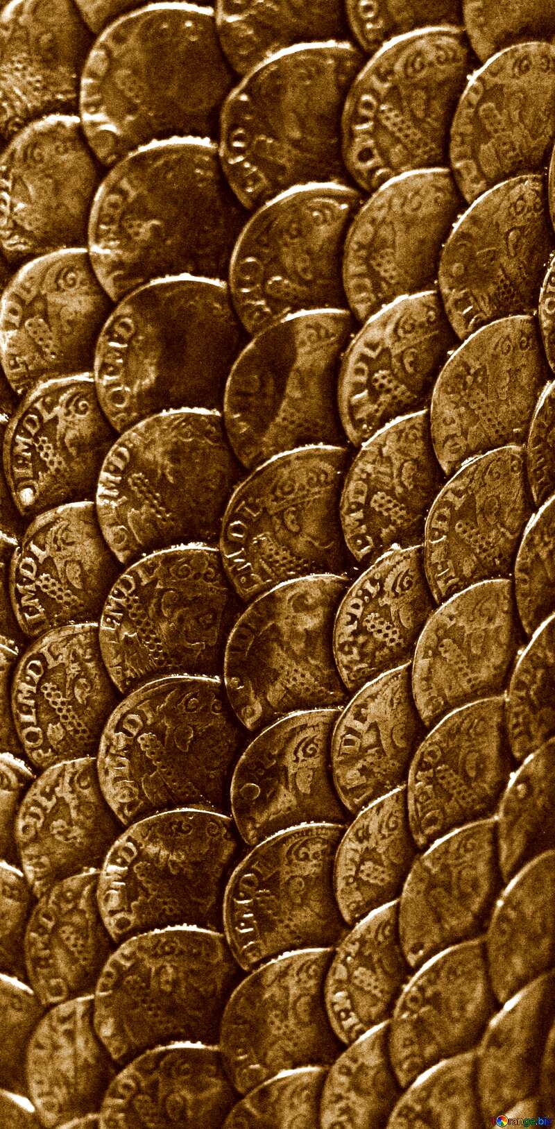 Monochrome. Texture coins. №43422