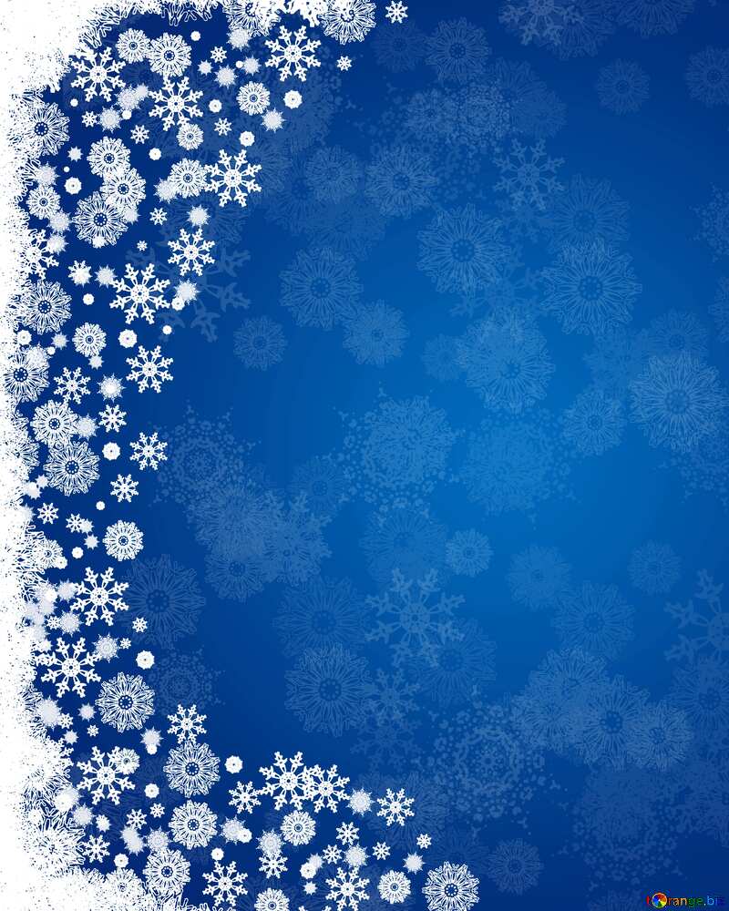 Snowflakes a Christmas scene №40658