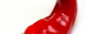 FX №20901 Coperchio. Pepe pepe rosso isolato su sfondo bianco.