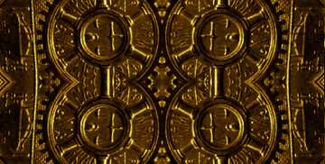 FX №20374 dark gold steampunk background