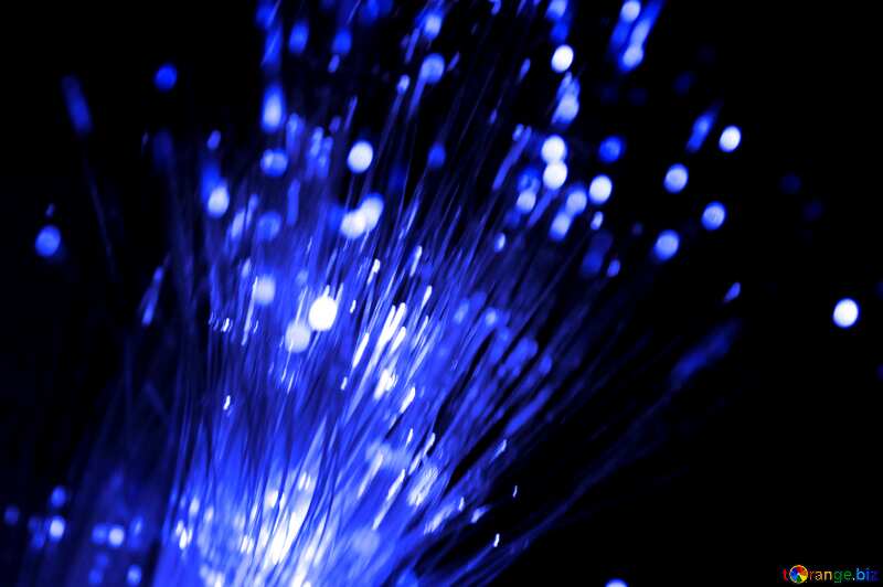 Blue color. Optical fiber. №41330
