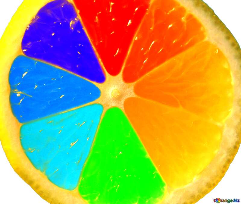 Cover. Colorful Rainbow lemon. №40835