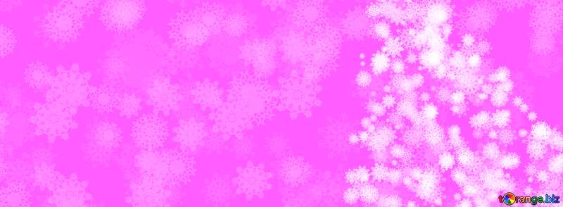 Cover. Snowflakes and Christmas tree clipart. №40669