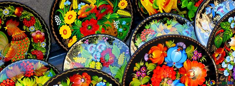 Cover. Ukrainian Decorative plates made of wood. №41510