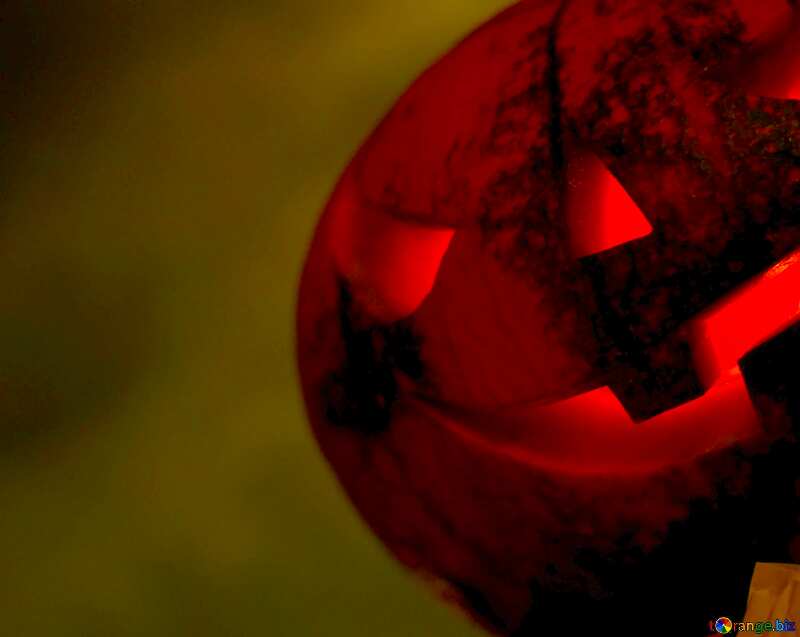Image for profile picture Halloween pumpkin on a sunset background. №46174