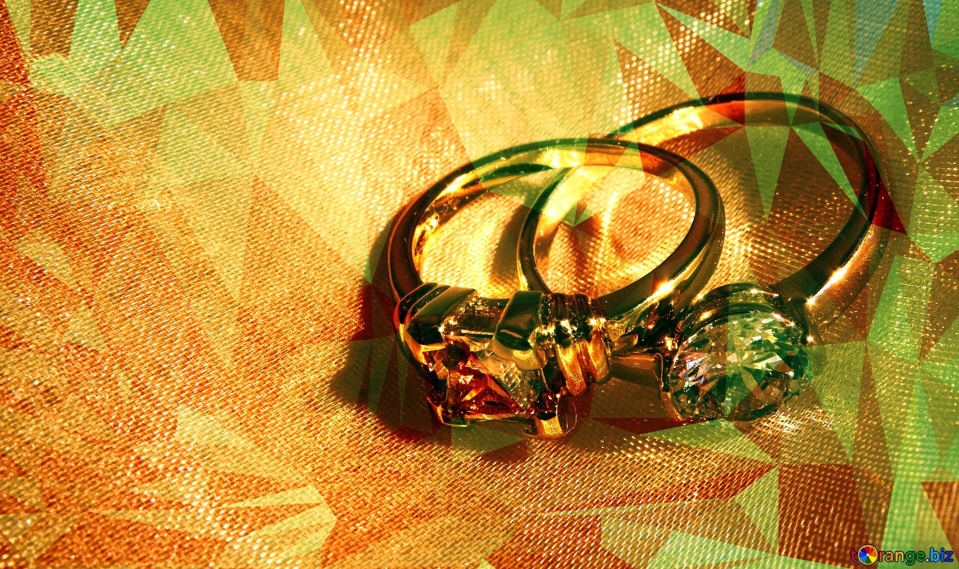 Download free picture Wedding invitation card gold Polygon background with  triangles on CC-BY License ~ Free Image Stock  ~ fx №200769