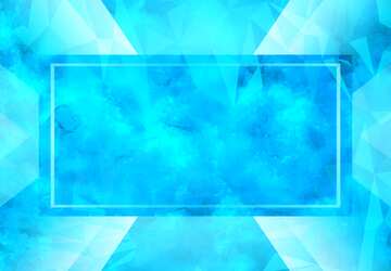 FX №200890 Blue sky Template frame border Polygon background with triangles
