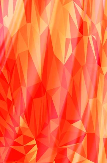FX №200876 Sheets of paper orange business Polygon background with triangles