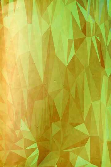 FX №200704 Texture yellow old smooth paper Polygon background with triangles