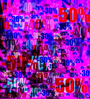 FX №200838 Colorful Store discount Sale Polygon background with triangles