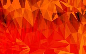 FX №200585 Red futuristic geometric Orange shape Polygon background with triangles