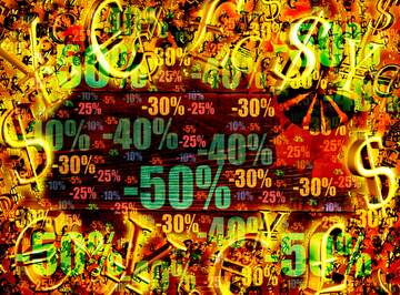 FX №200223  Autumn sales background with pumpkins Store discount dark background. Gold money frame border 3d...