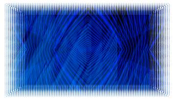 FX №200503  White frame border offset Background Blue Geometric Illustration Frame