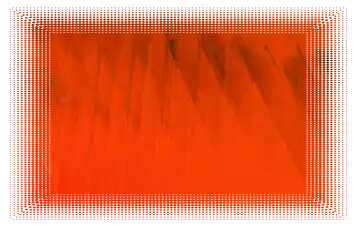 FX №200511  White frame border offset Geometric Orange Technology Geometric Background