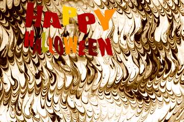 FX №200436 abstract painting snake skin texture background happy halloween