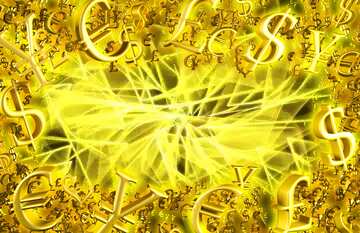 FX №200113  Modern background Sale offer discount template Gold Light Gold money frame border 3d currency...