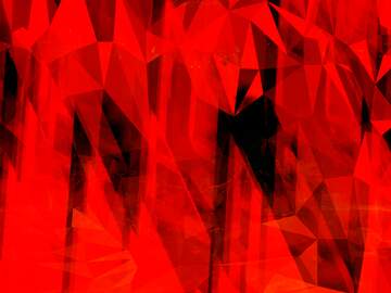 FX №200573 Red futuristic shape. Polygon background with triangles