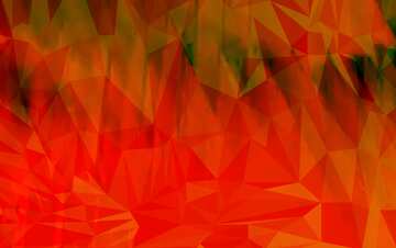 FX №200619 Red geometric shape. Polygon background with triangles