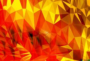 FX №200805 Red Polygon background with triangles