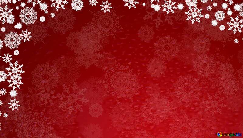 Red Christmas background fragment №40659
