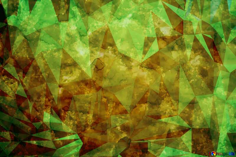 Ancient paper Polygon background with triangles №29140