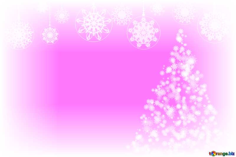 Pink Christmas background  white frame around №40685