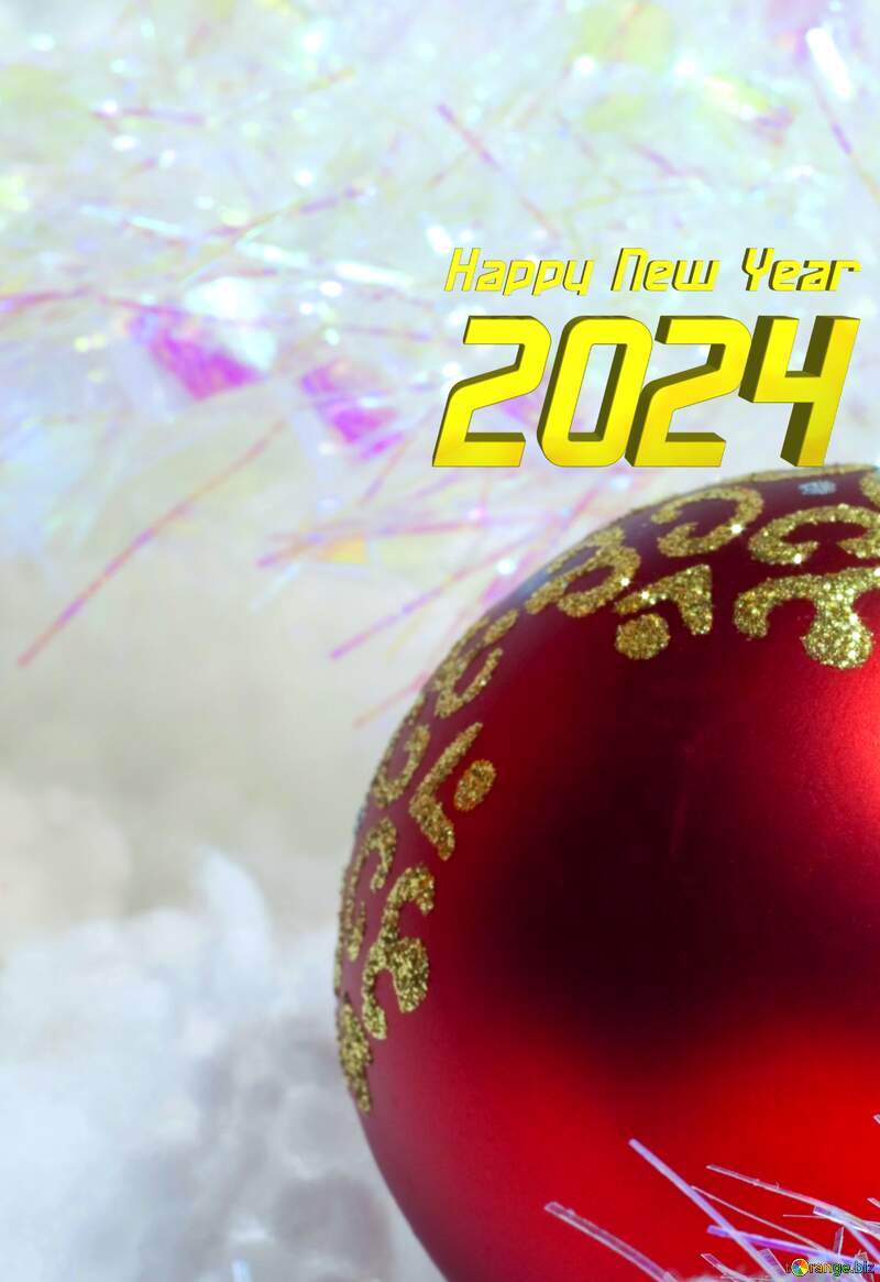 Congratulations   New  year. 2024 №6354