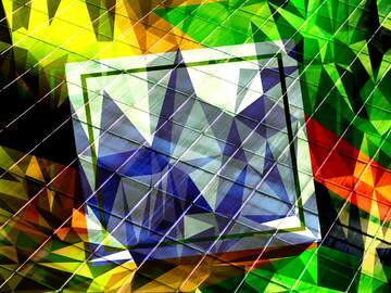 FX №201749 Diamonds creative Polygon abstract geometrical background with triangles