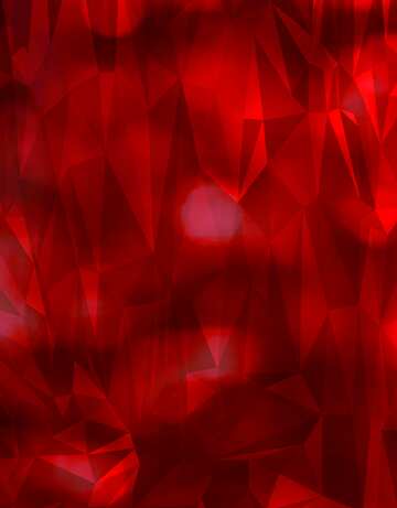 FX №201436 Shiny red Christmas Polygon abstract geometrical background with triangles
