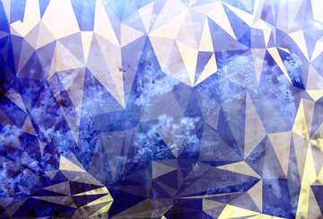 FX №201321 Macro snow Polygon abstract geometrical background with triangles