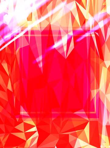 FX №201891 Pink Template Frame Polygon abstract geometrical background with triangles