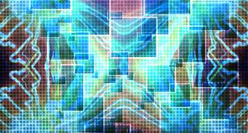FX №201527 Technology grid cell squares Polygon abstract geometrical background with triangles