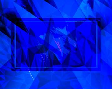 FX №201543 Blue Polygon abstract geometrical background with triangles
