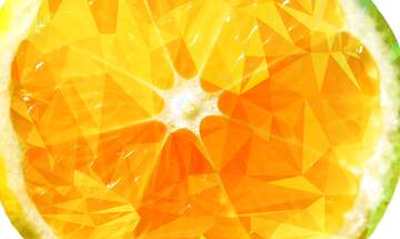 FX №201197 lemon Polygon abstract geometrical background with triangles