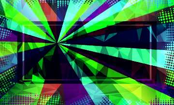 FX №201363 Colors rays Polygon abstract geometrical background with triangles frame Template